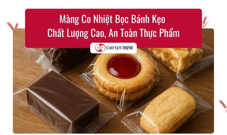 Màng Co Nhiệt Bọc Bánh Kẹo Chất Lượng Cao, An Toàn Thực Phẩm