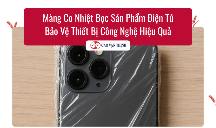 Màng Co Nhiệt Bọc Sản Phẩm Điện Tử Bảo Vệ Thiết Bị Công Nghệ Hiệu Quả