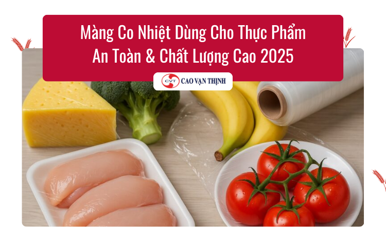 Màng Co Nhiệt Dùng Cho Thực Phẩm An Toàn & Chất Lượng Cao 2025